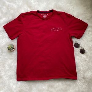 Red Nautica Graphic T